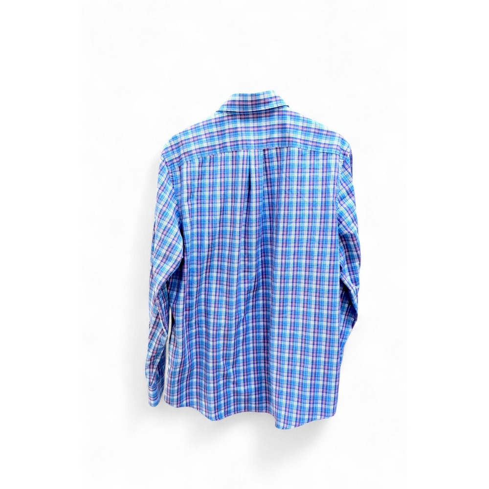 Vineyard Vines Men's Classic Fit‎ Murray Plaid Performance Button Down Shirt M - Picture 12 of 13